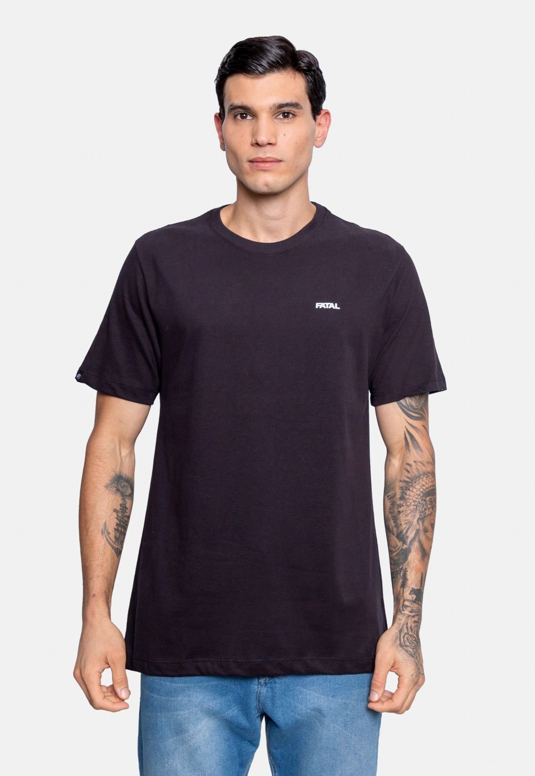Camiseta Fatal Estampada Preta