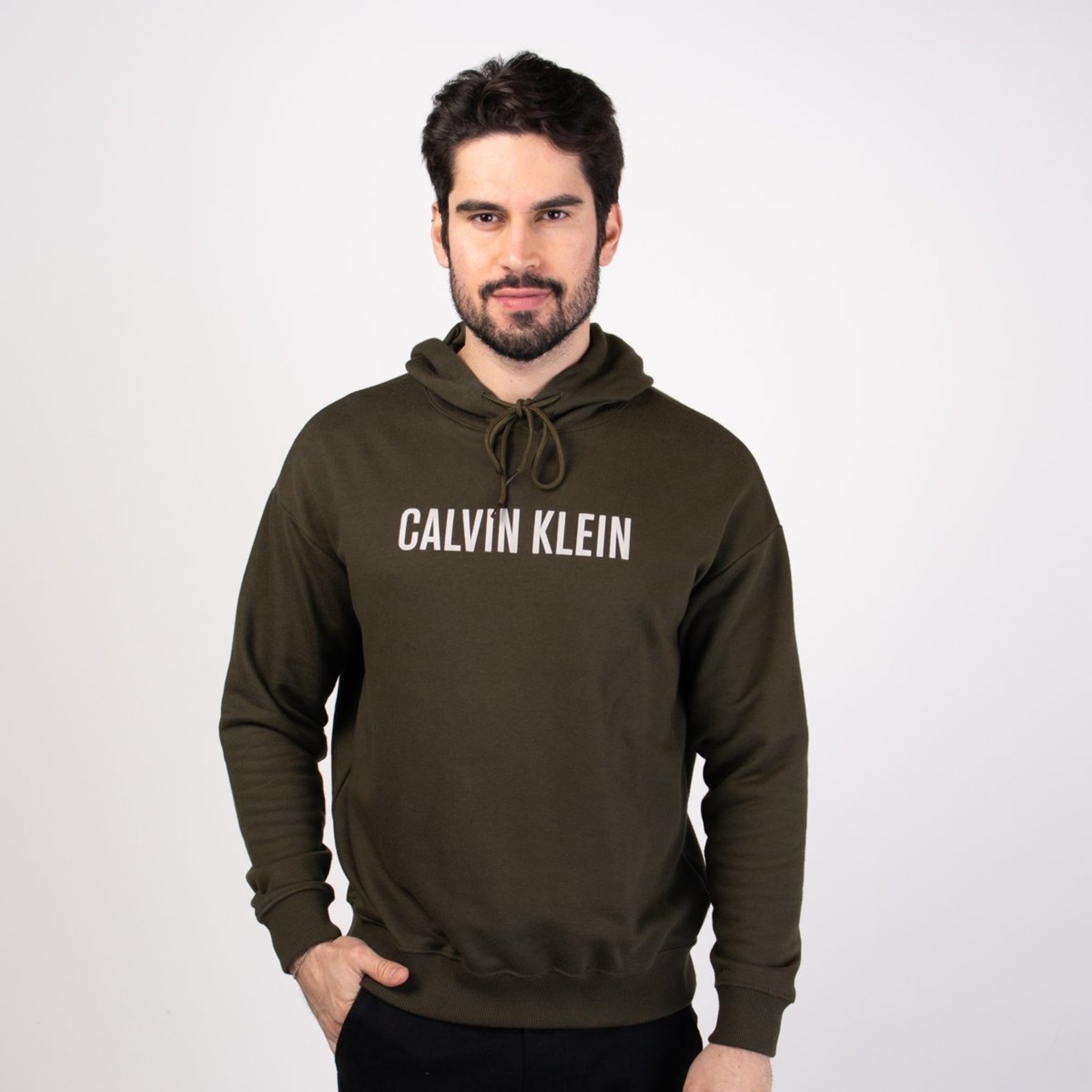 Blusa Moletom Calvin Klein Verde Militar