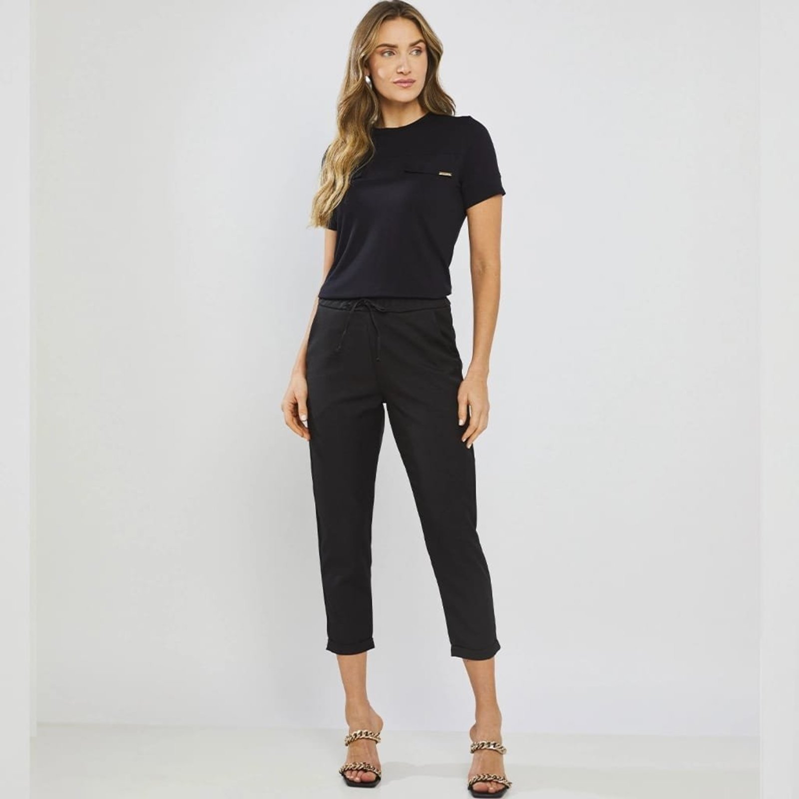 Calça Detalhe Cordão – 4780