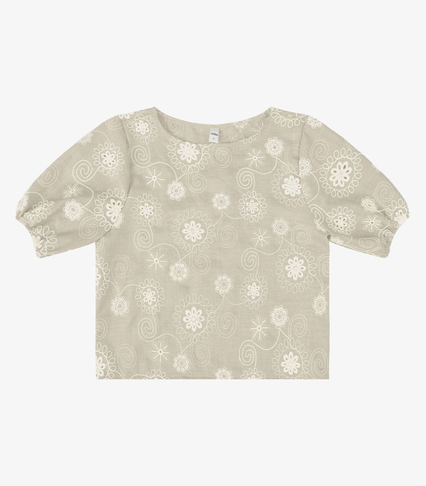 Blusa Feminina Bordada Rovitex Bege