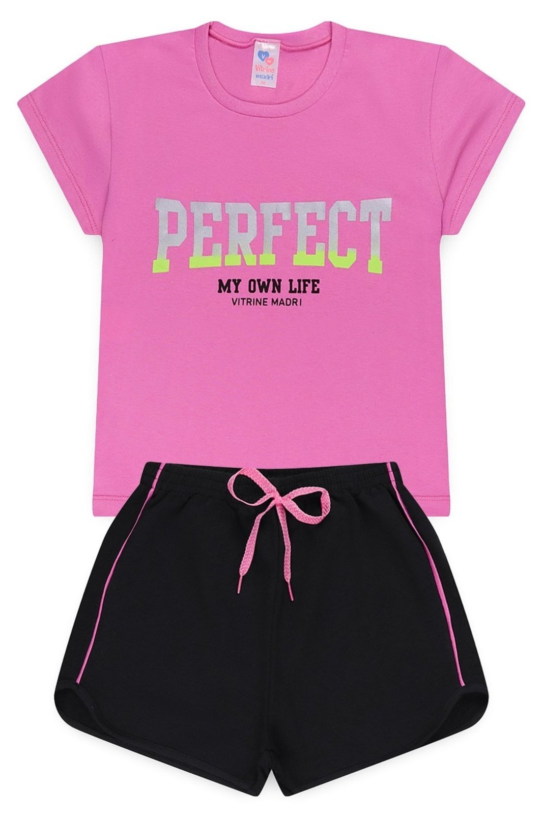 Infantil - Conjunto Juvenil Verão Feminino Perfect