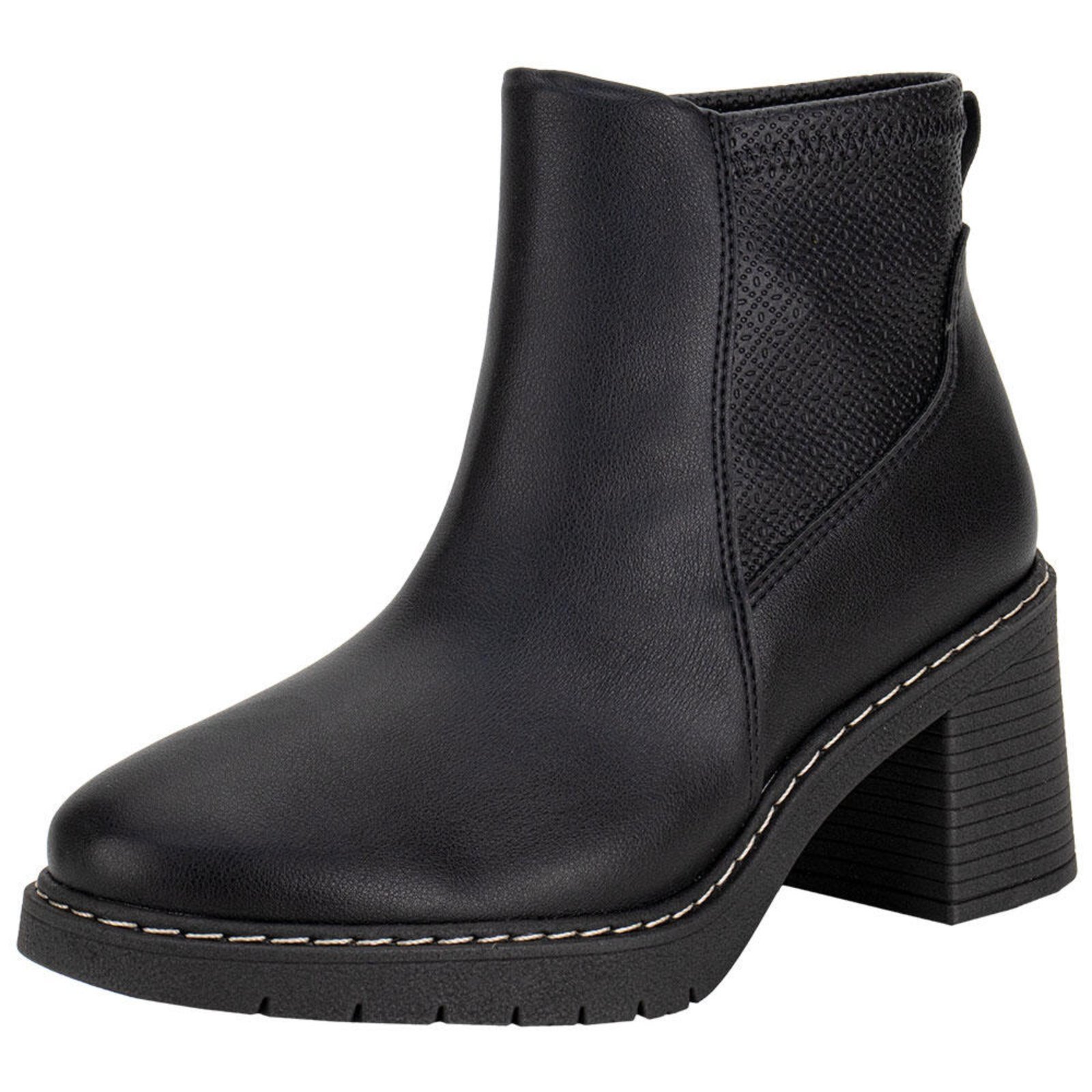 Bota Feminina Cano Baixo Piccadilly 769001 A0089001 Preto