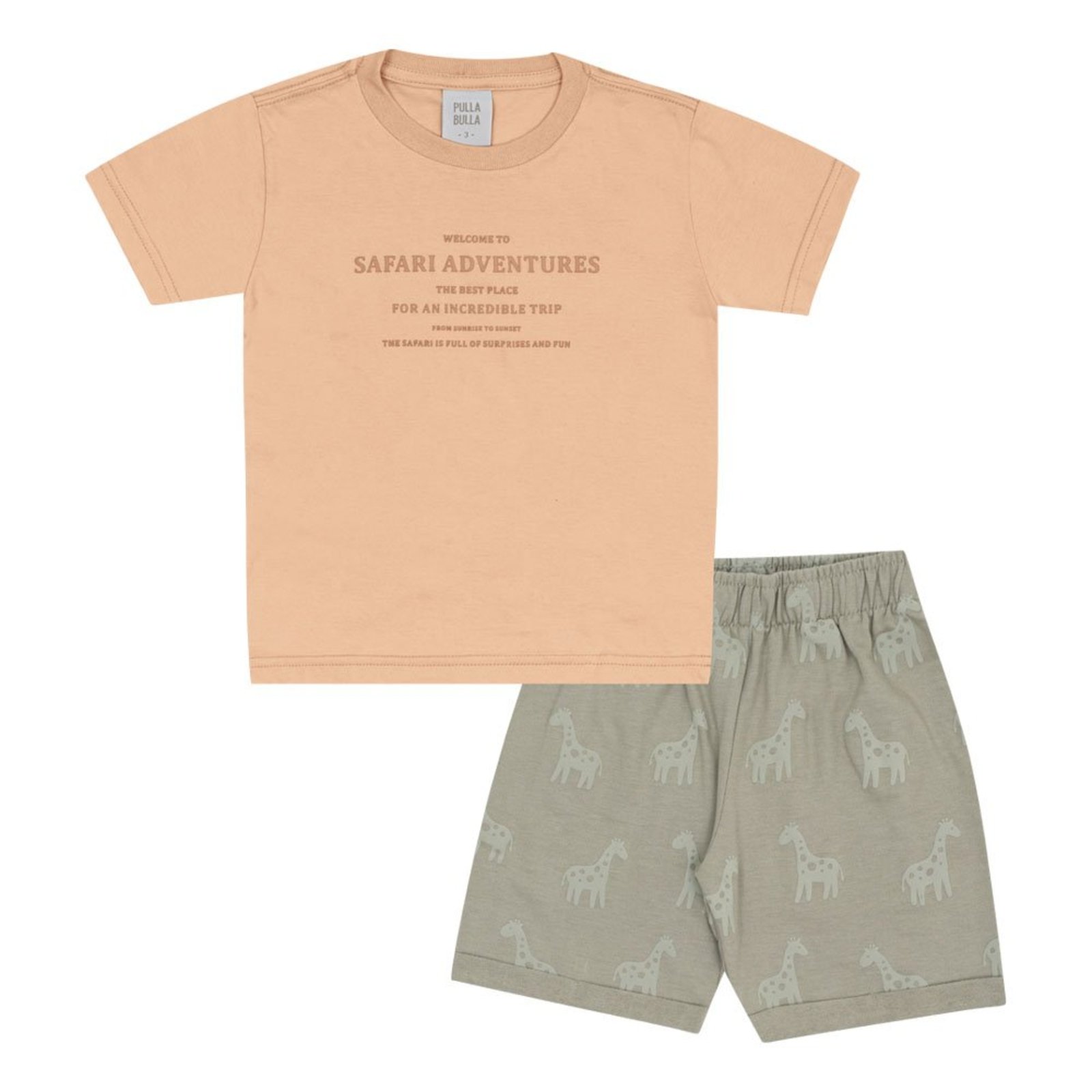 Infantil - Conjunto Laranja Primeiros Passos Menino - 53374-1292