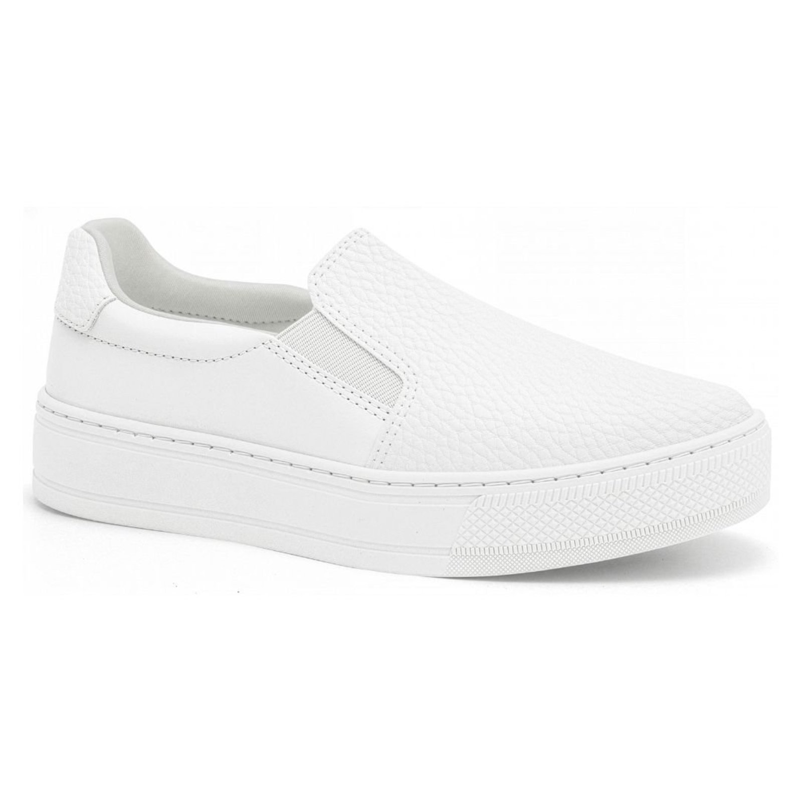 Tênis Feminino Slip On Casual Ramarim 2692201 - Branco
