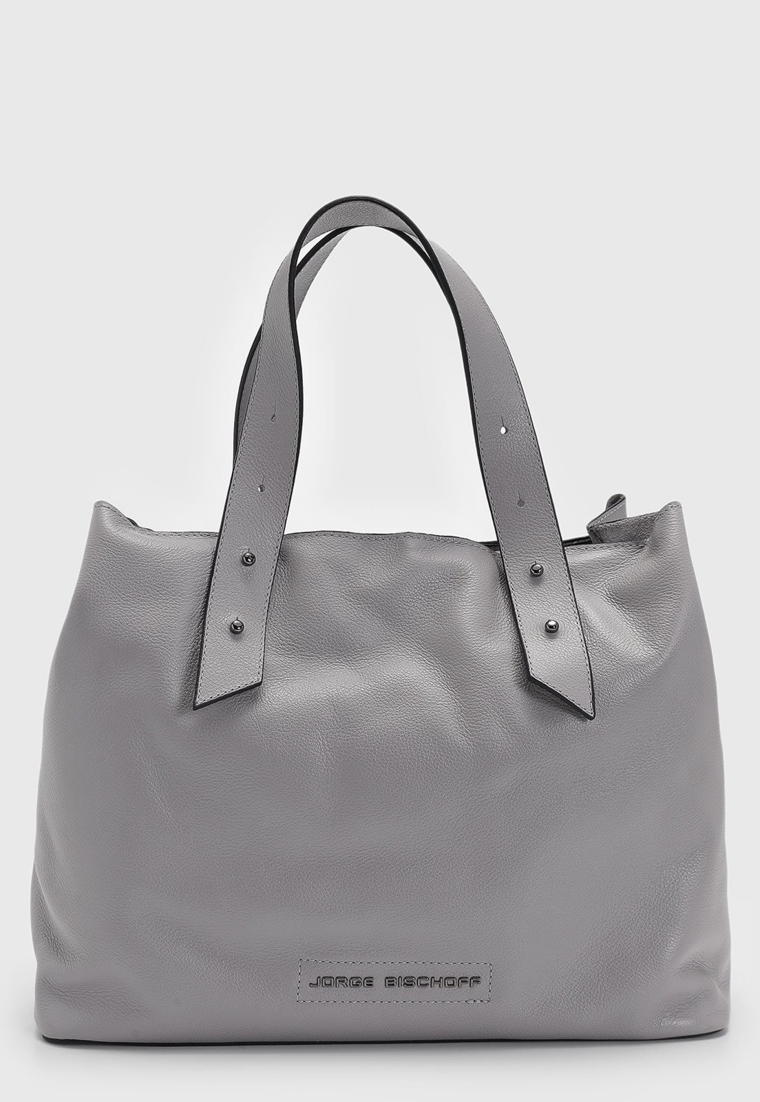 Bolsa Feminina Jorge Bischoff Grande Cinza