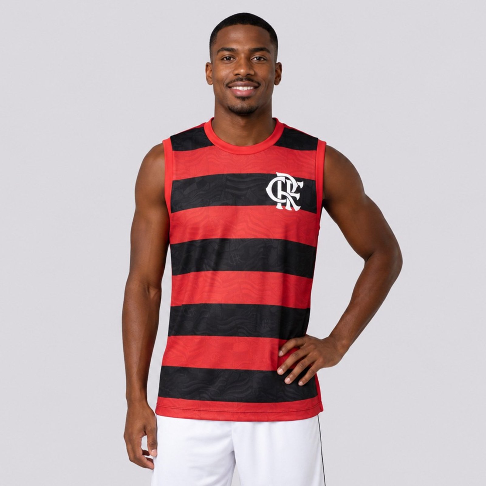 Regata Flamengo Vivaz Preta e Vermelha