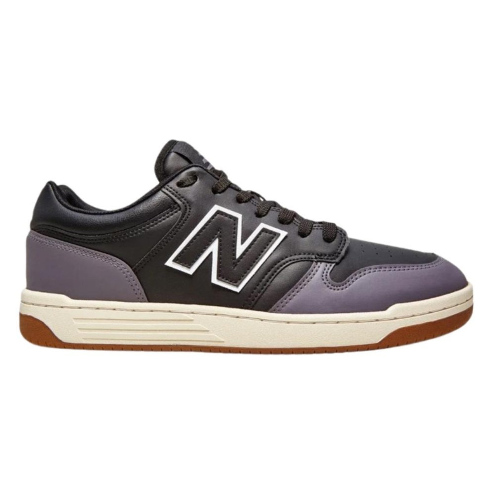 Vista 2 Tênis New Balance 480 Low Masculino Grafite preto New Balance preto