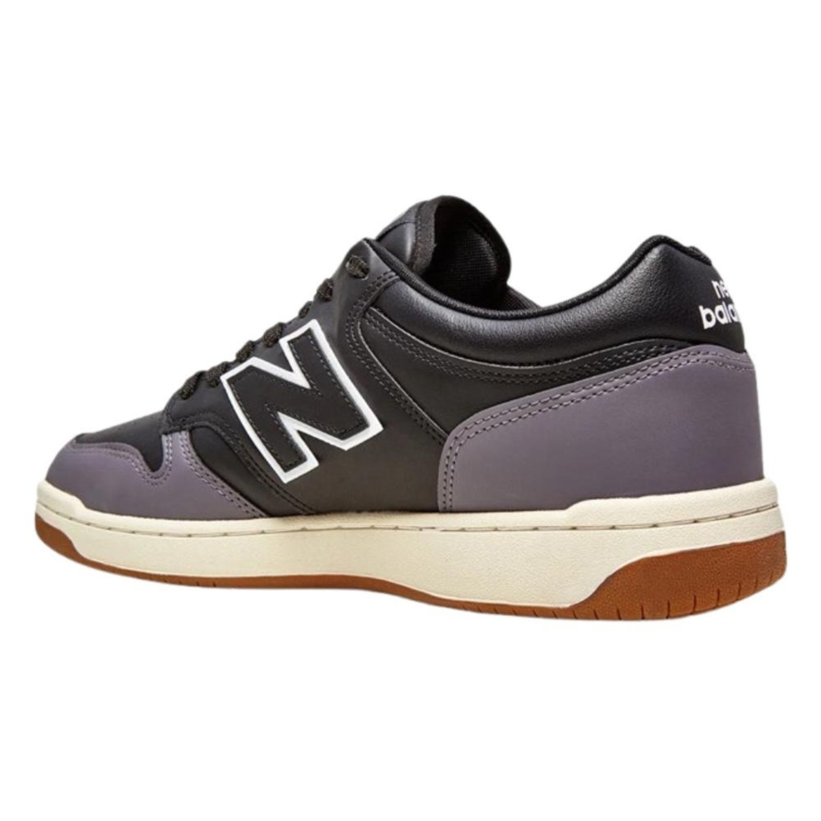 Vista 3 Tênis New Balance 480 Low Masculino Grafite preto New Balance preto