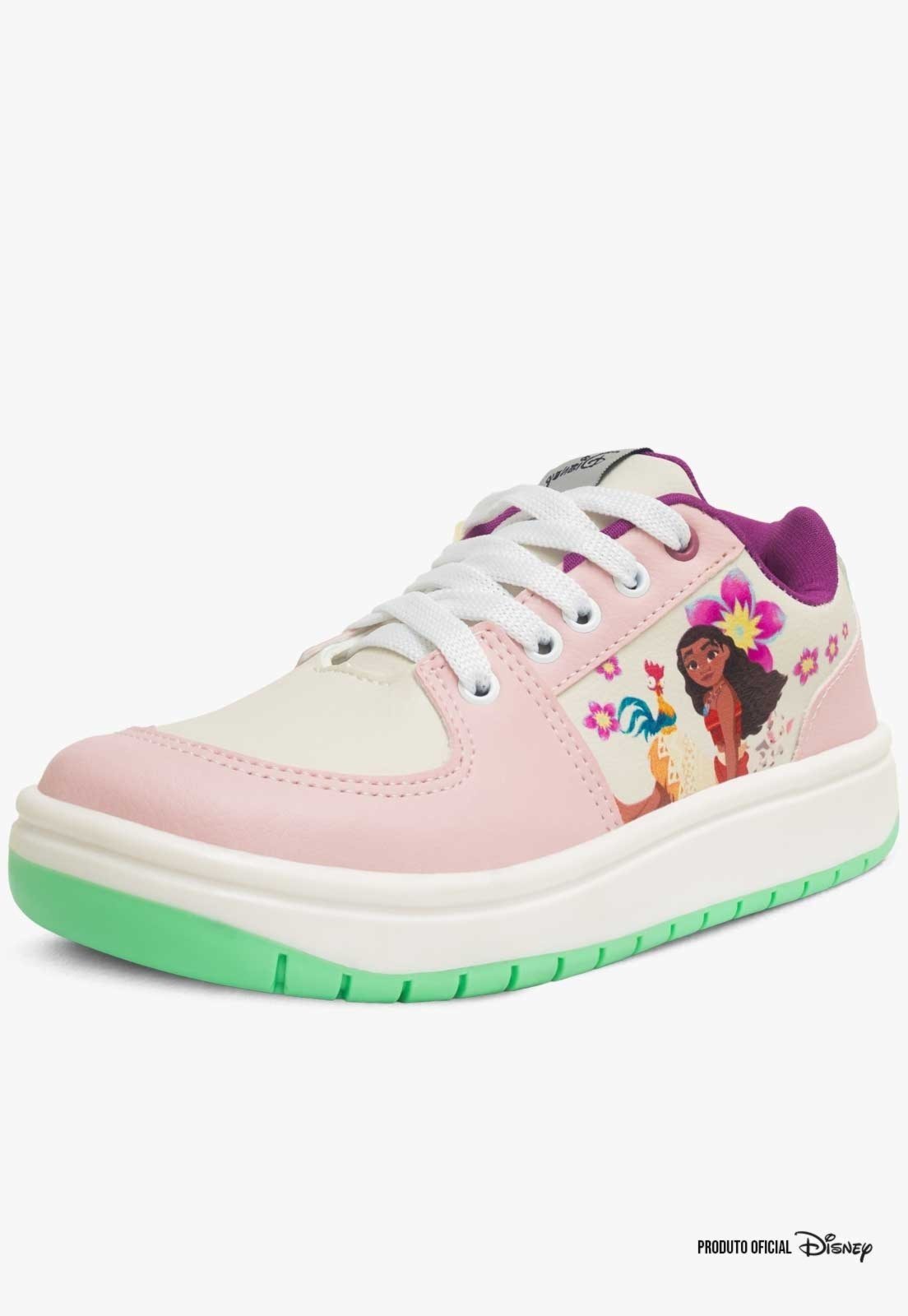 Infantil - Tênis Moana Disney Menina Original Off White