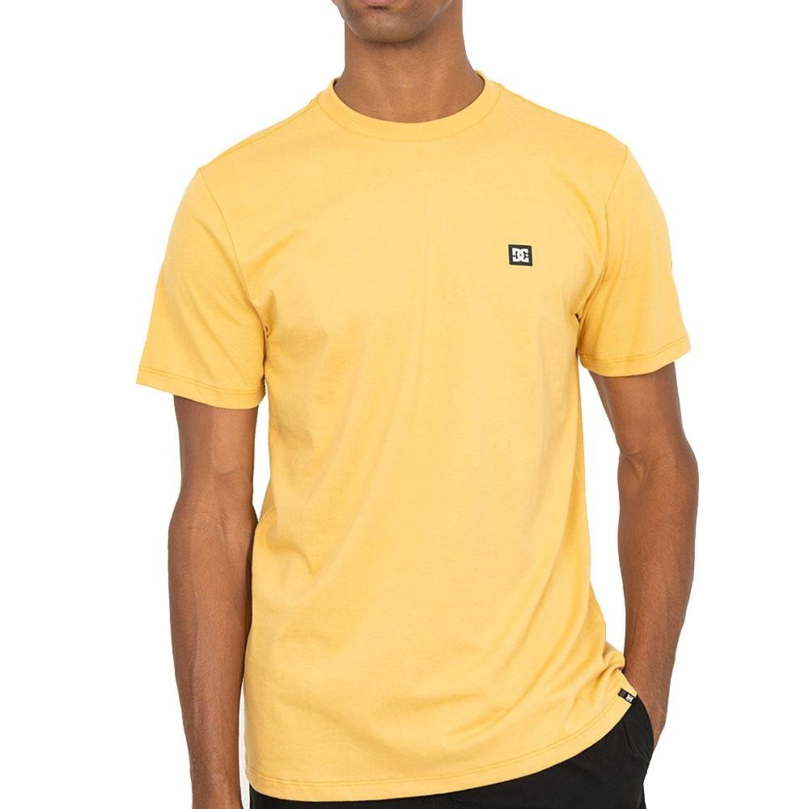 Camiseta DC Shoes Transfer WT26 Masculina Mostarda