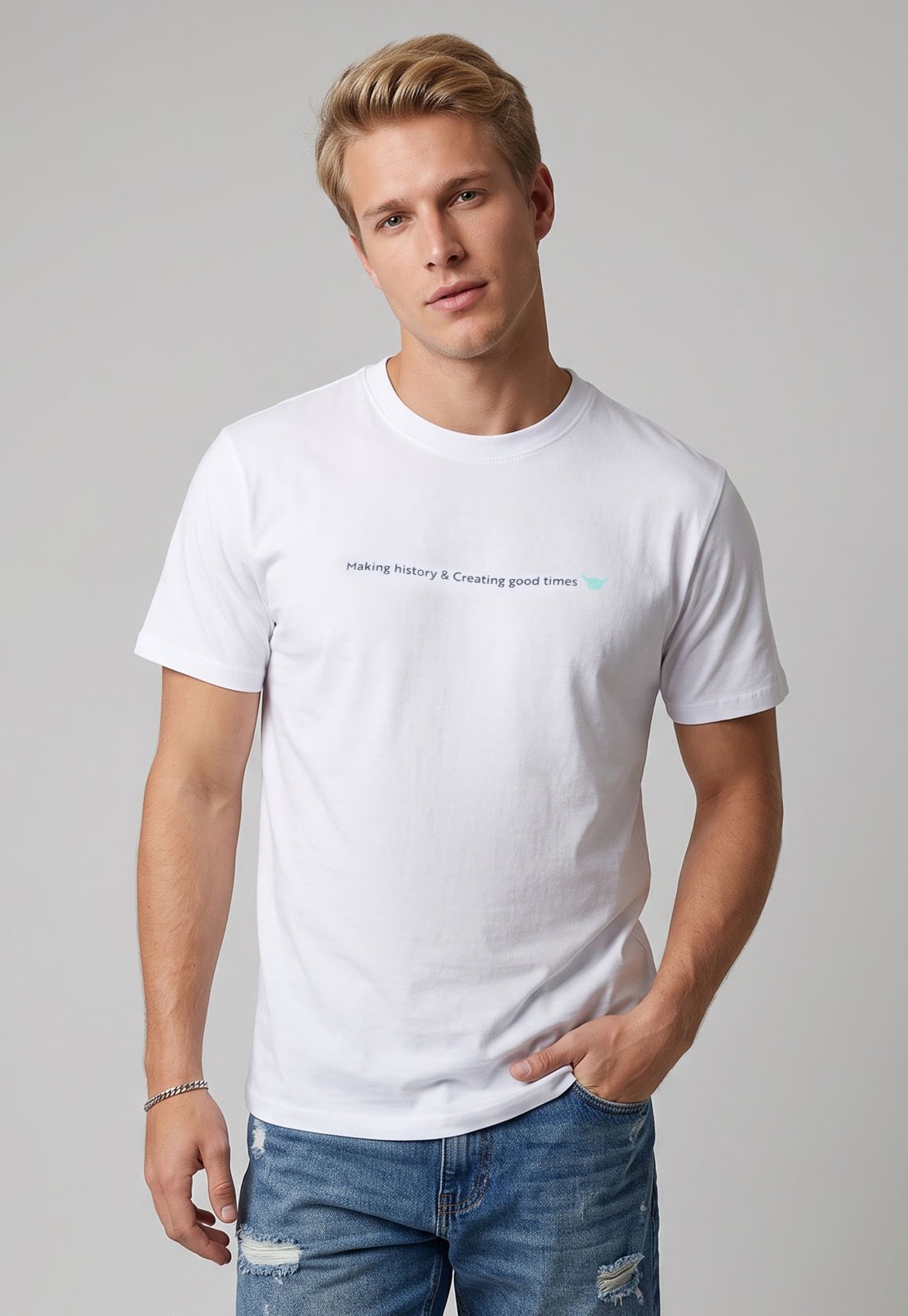 Camiseta Masculina Hang Loose Silk Goodtimes Branca