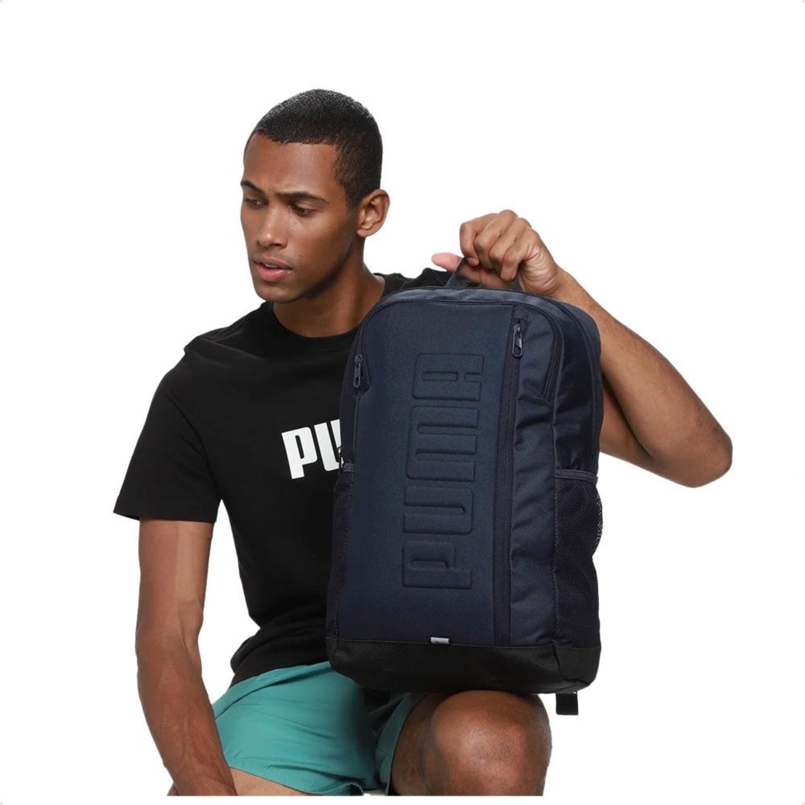 Mochila Puma S Azul Marinho
