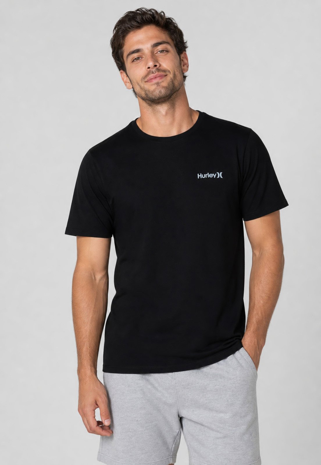 Camiseta Masculina Hurley Classic Preta