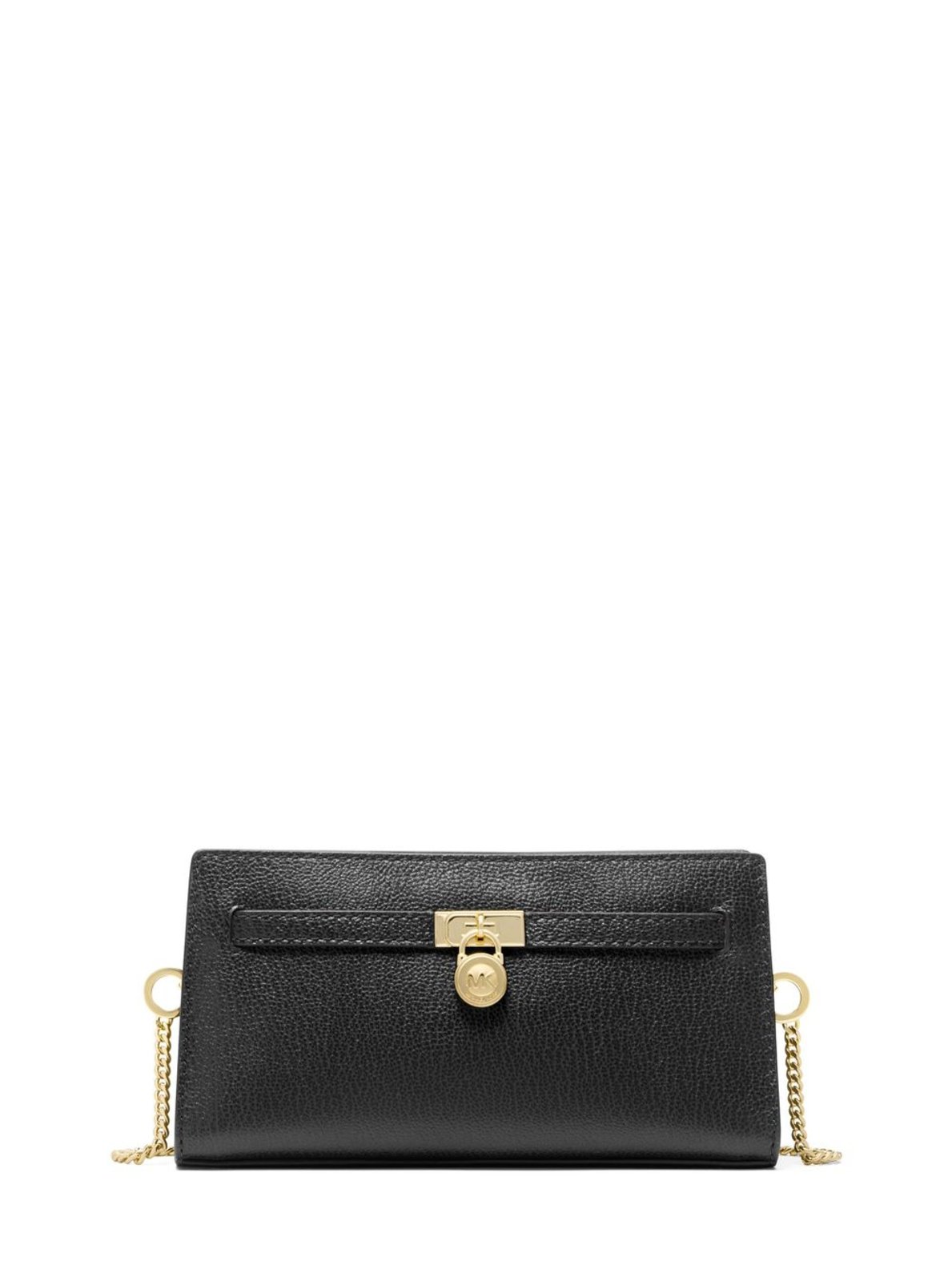 Vista 2 Bolsa Transversal Hamilton Moderne Em Couro 32F5GNXC0L001 Michael Kors preto Michael Kors preto