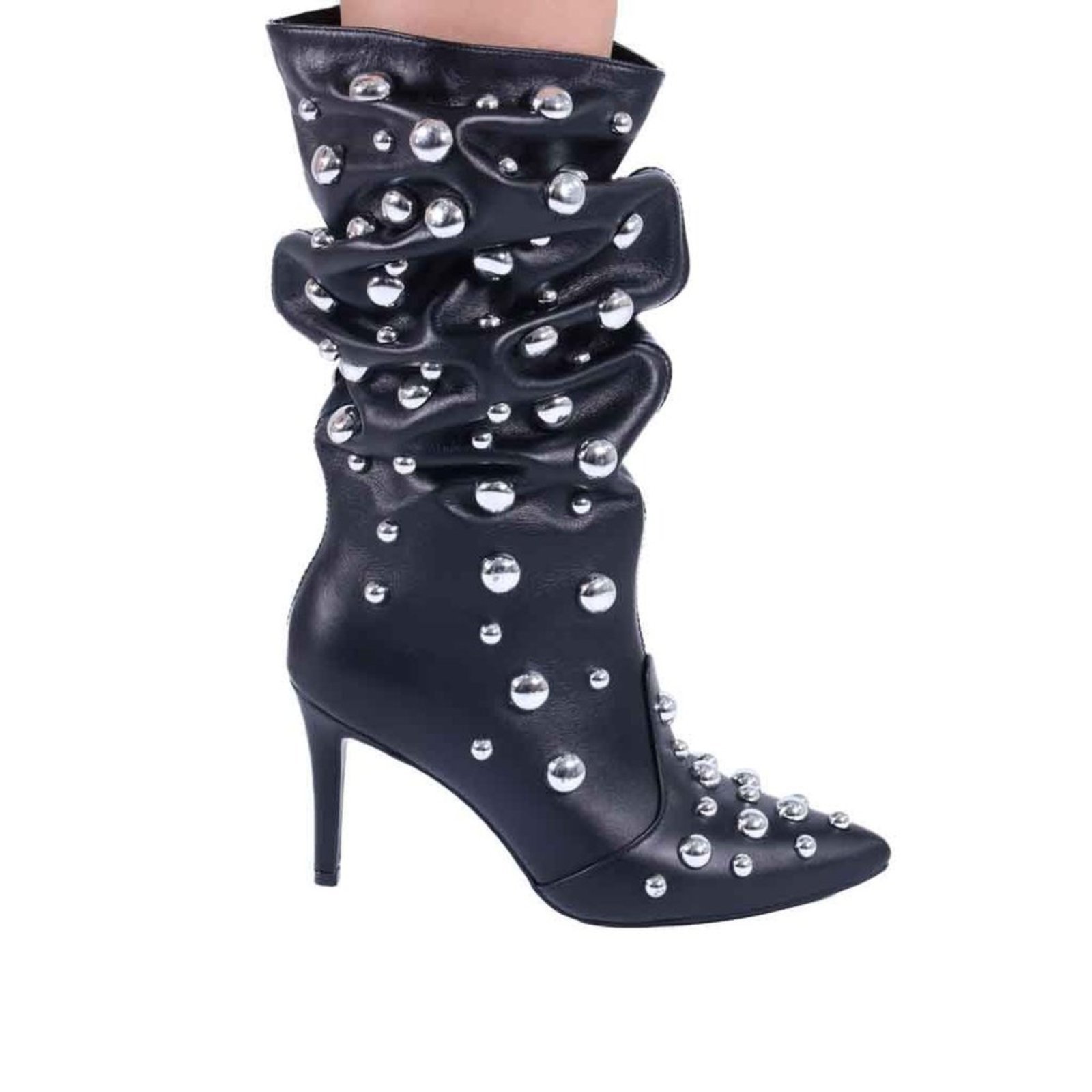 Bota Feminina Zariff com Maxi Esferas 2020-6521 Zariff Preto