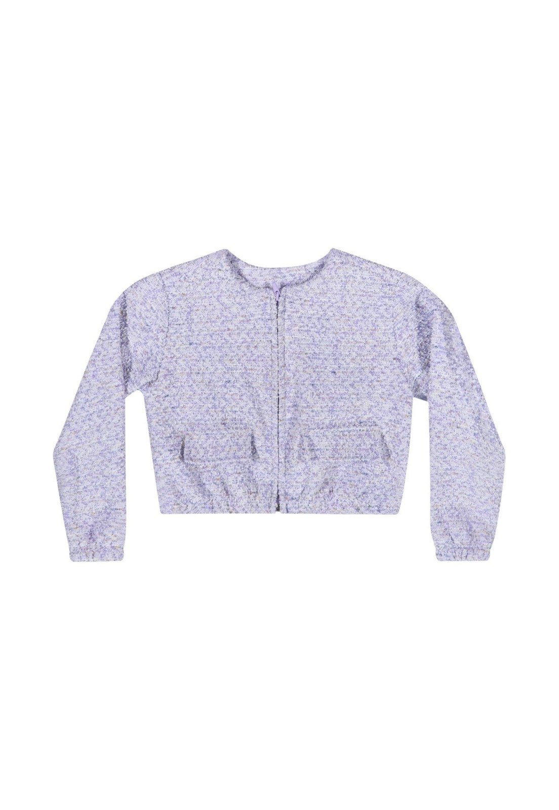 Vista 3 Infantil - Jaqueta Cropped para Menina Quimby rosa Quimby rosa