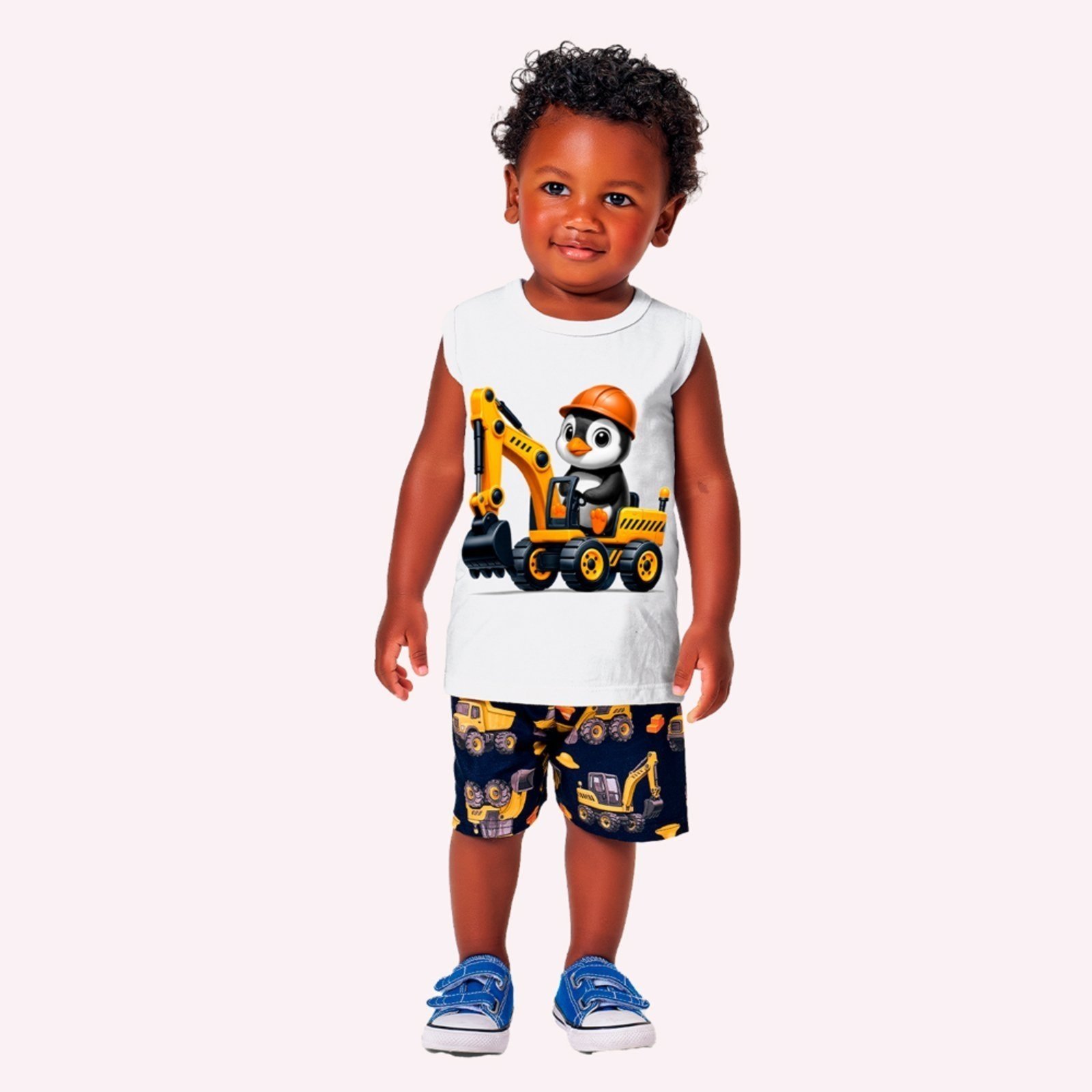 Infantil - Conjunto Menino Pinguim Kyly