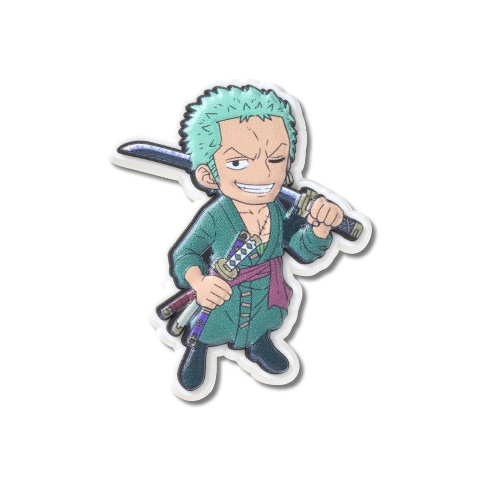 Infantil - Jibbitz™ One Piece Zoro UNICO Branco