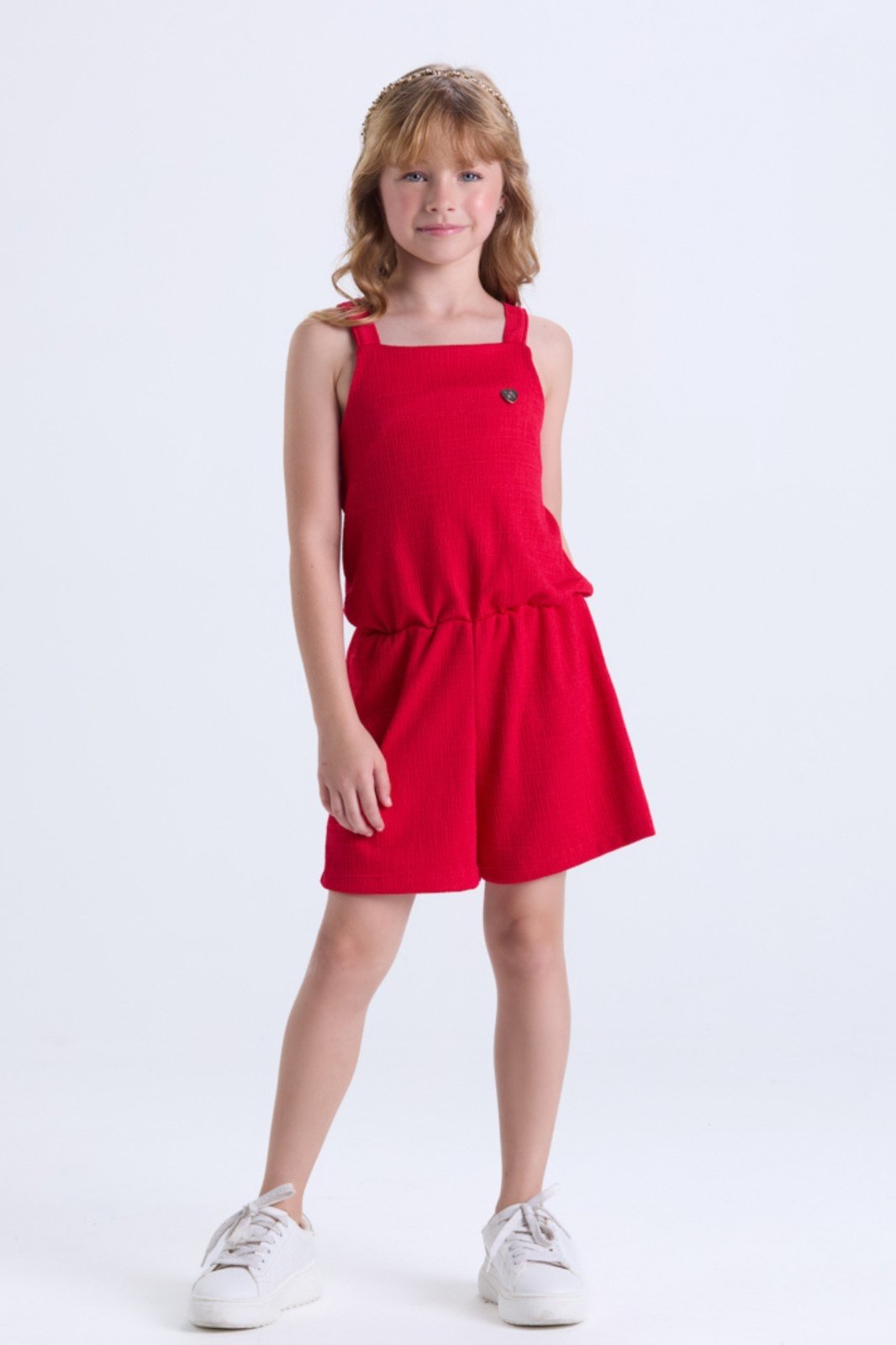 Infantil – Macaquinho Feminino Rustique Alcinha