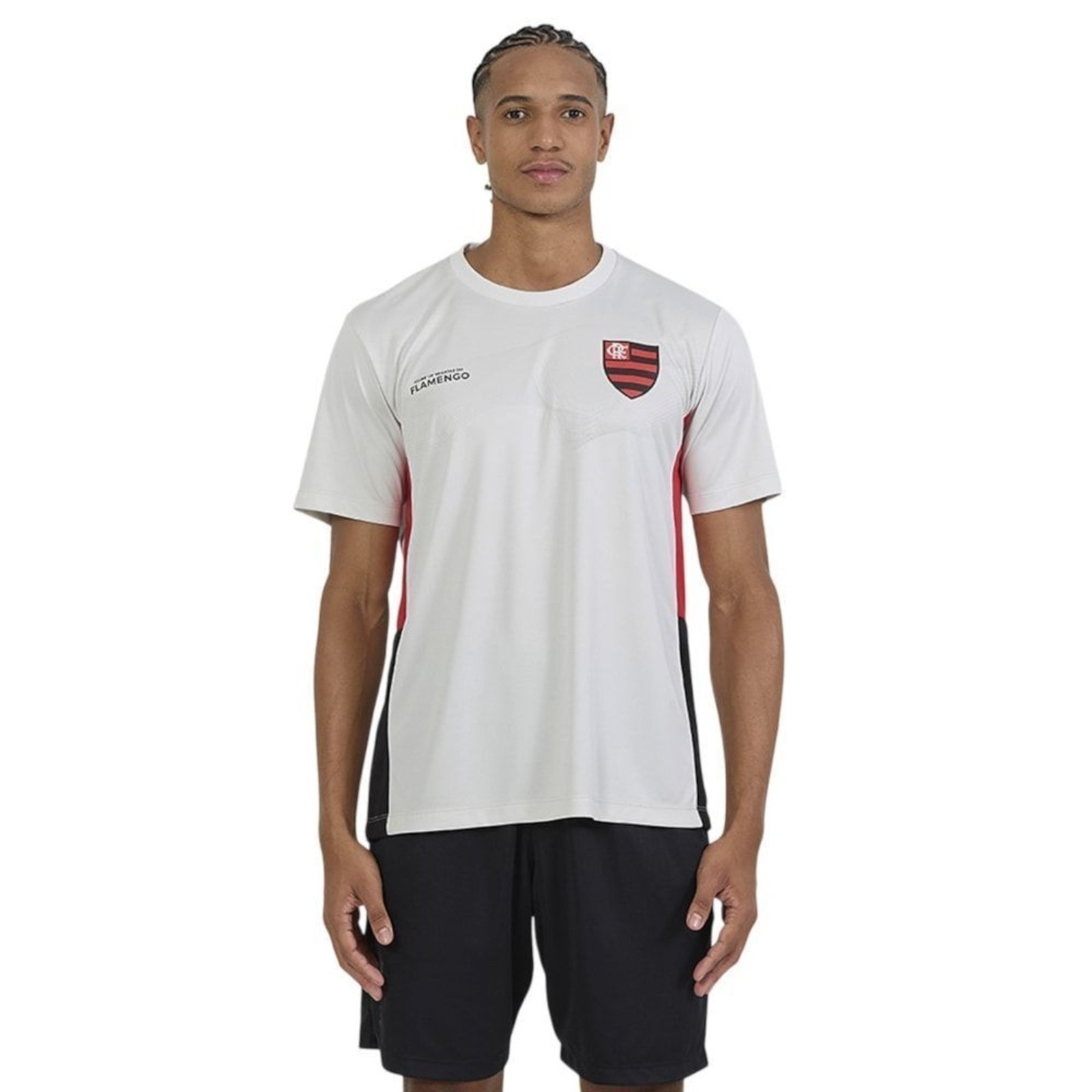 Camisa Braziline Flamengo Eco Masculina - Cinza - braziline