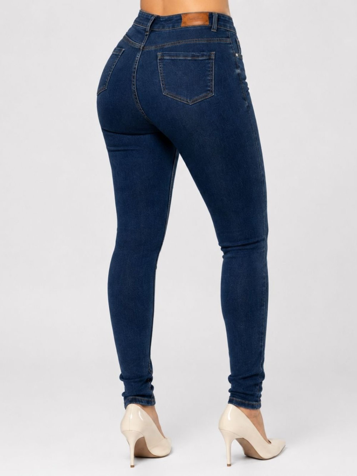 Calça Jeans Feminina Cintura Alta Skinny Crocker Qualidade Premium