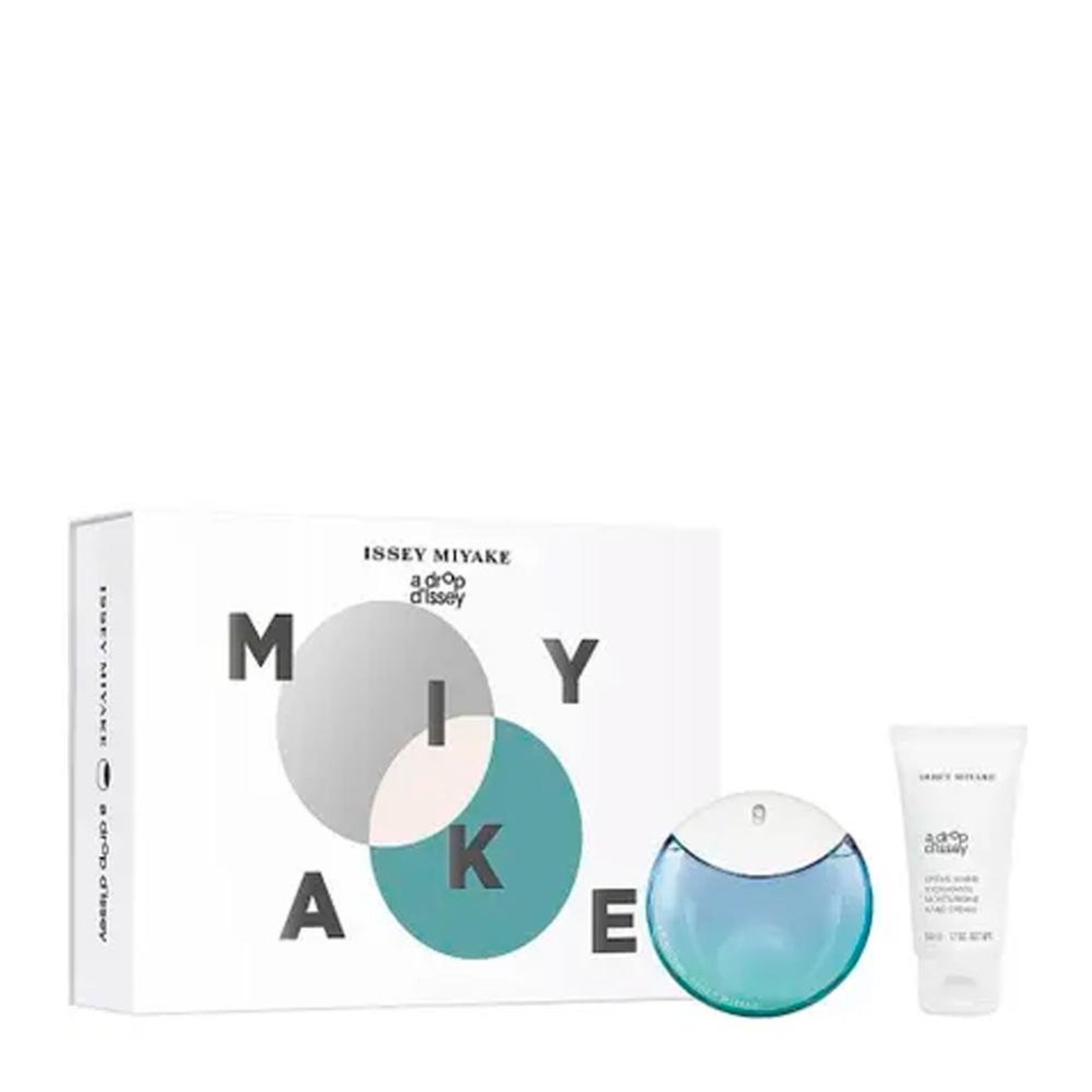 Kit Issey Miyake A Drop D'Issey Edp Perfume Feminino 50ml + Creme para Mãos 50ml - Caixa Verde