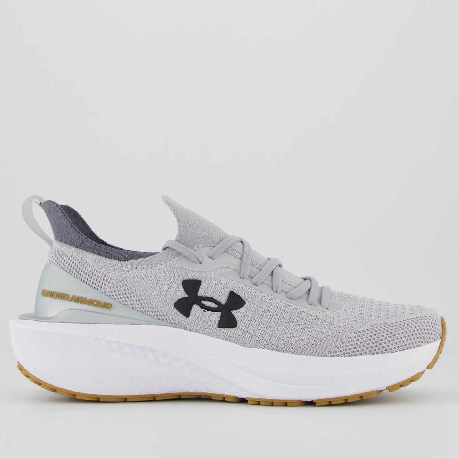 Tênis Under Armour Charged Quicker 2 Cinza e Branco