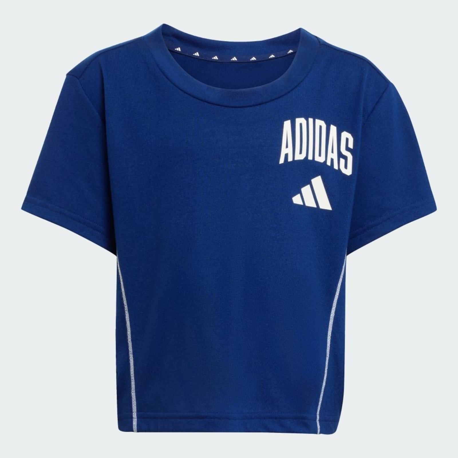 Vista 3 Camiseta Impressa Essenciais de Treino adidas Sportswear azul adidas Sportswear azul