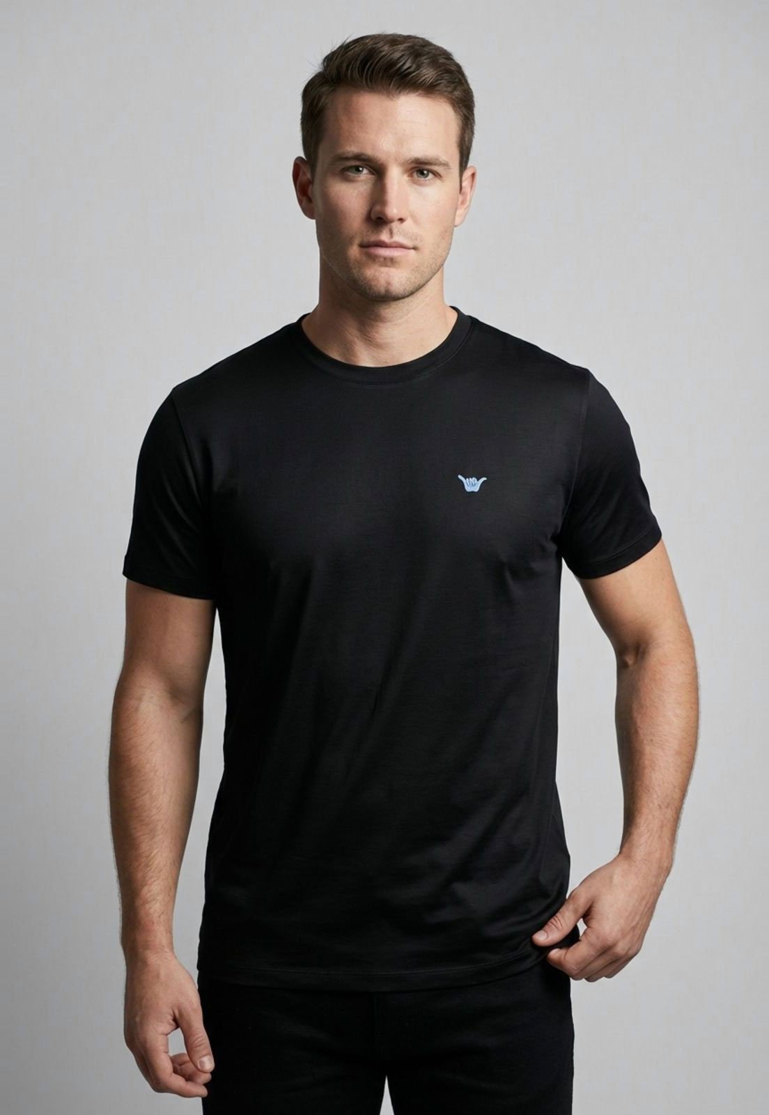Camiseta Masculina Hang Loose Silk Greekback Preta