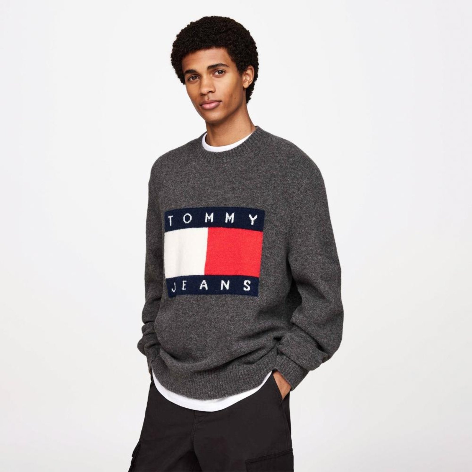 Suéter Melange Bandeira Tommy Jeans – EGG