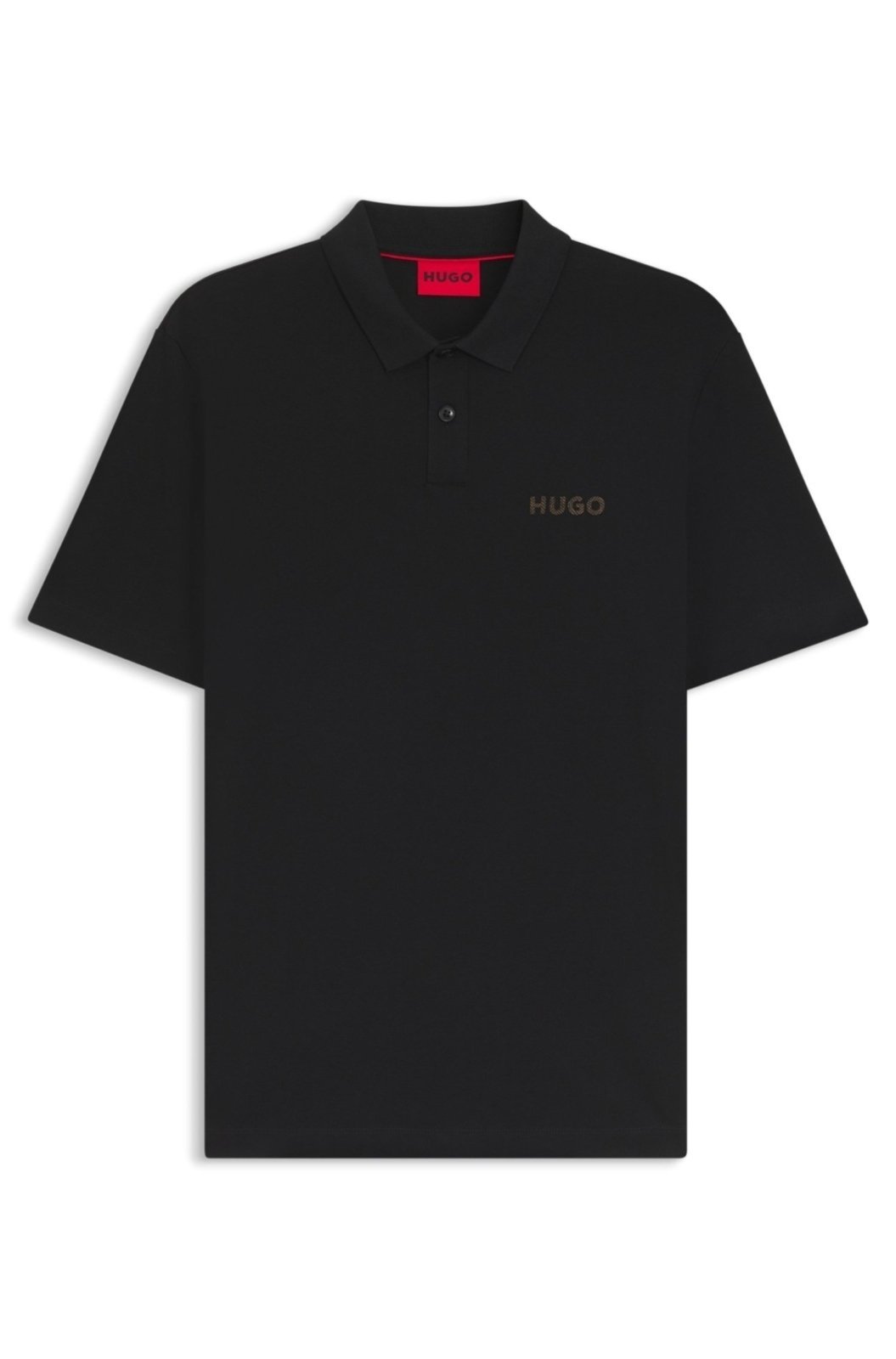Polo De Algodão Piqué Com Aplicação De Logo