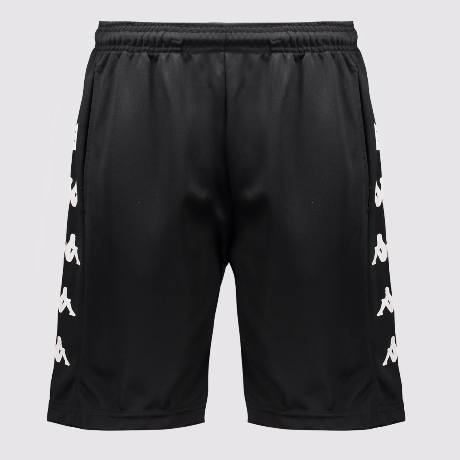 Calção Kappa Long Com Bolso Preto