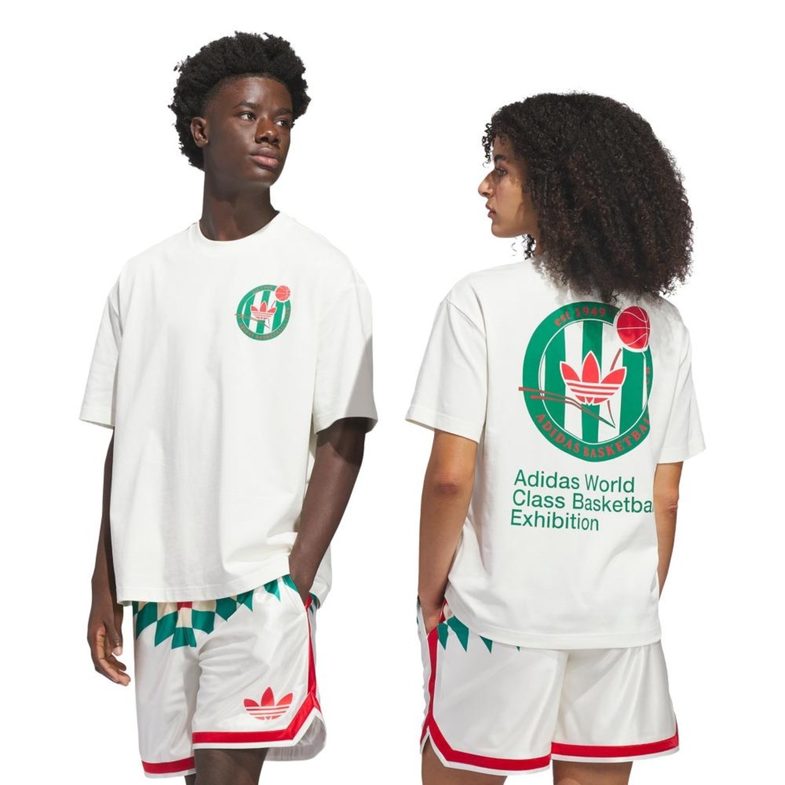 Camiseta Originals Basketball Crest adidas Originals Branco