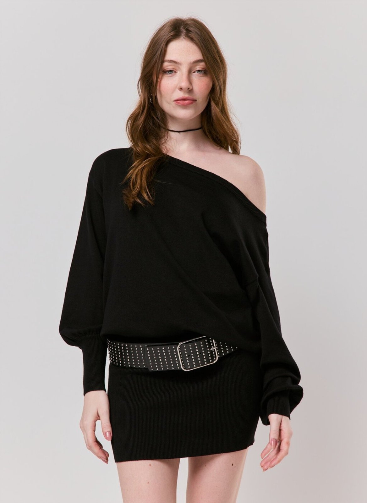 Vestido Ombro Caido
