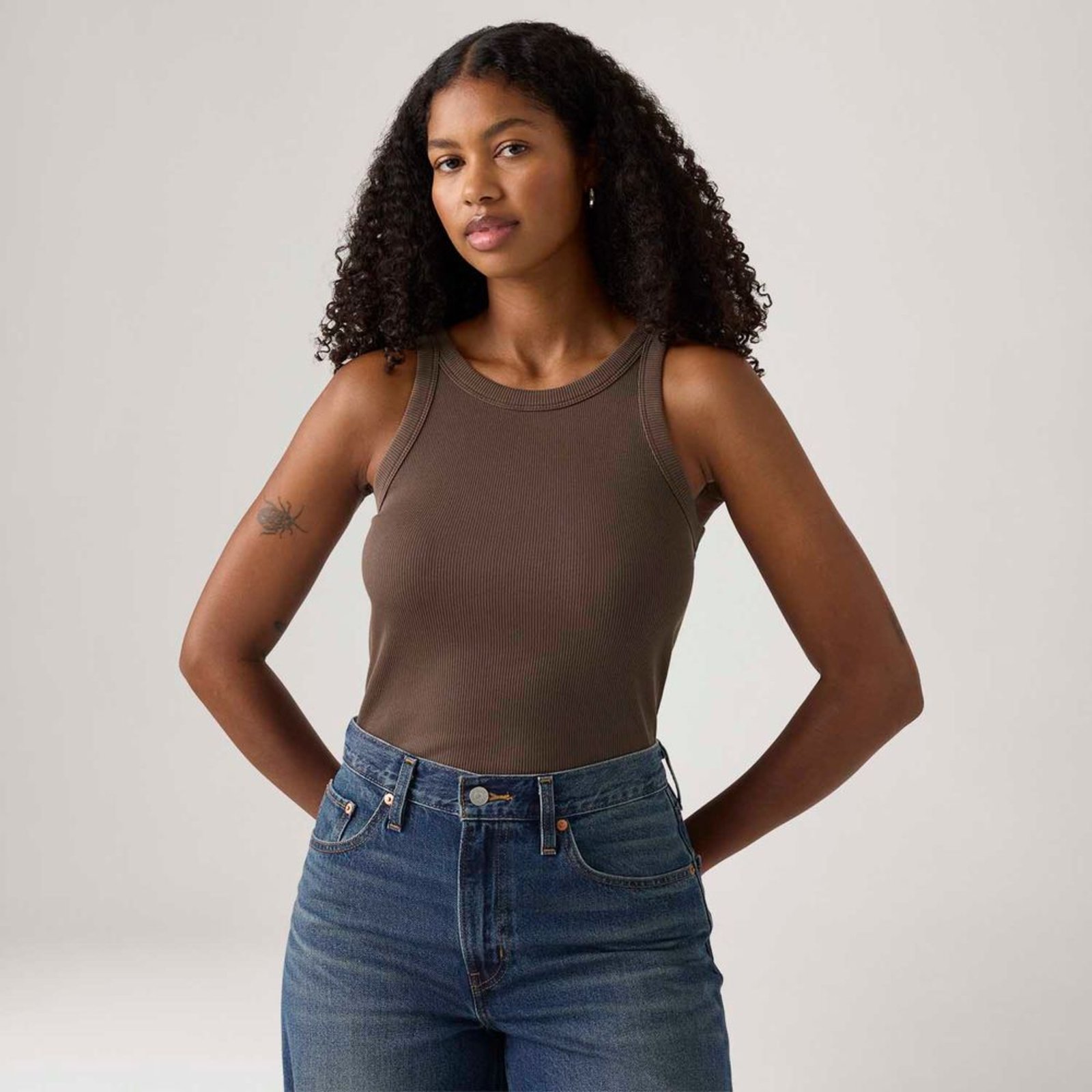 Regata Levi’s® Essetial Racer Tank Marrom