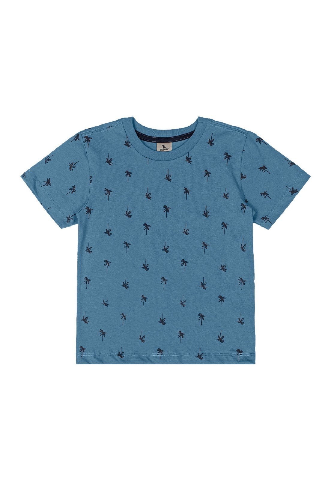 Vista 3 Infantil - Conjunto Camiseta Estampada Bermuda Quimby branco Quimby branco