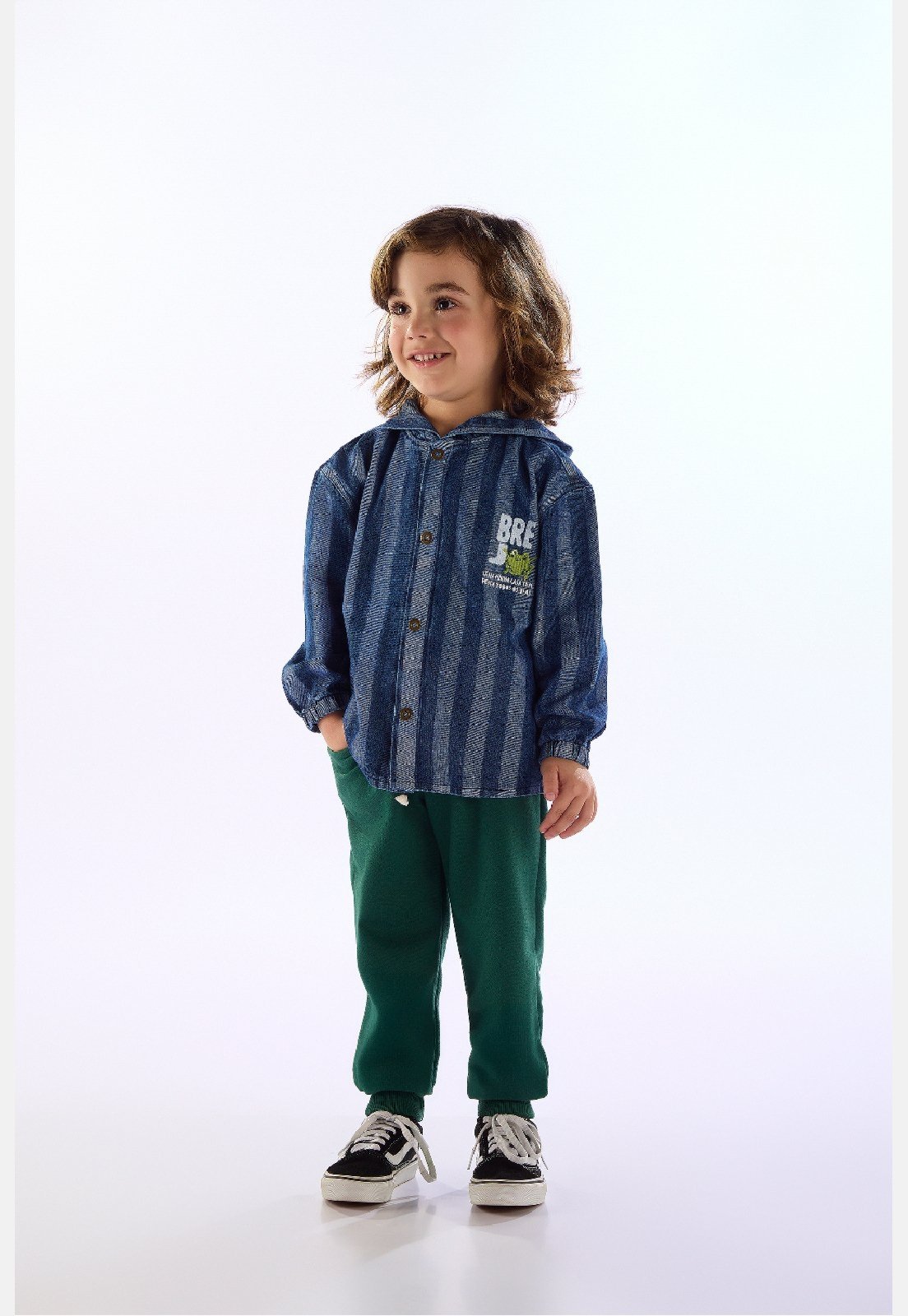 Infantil - Jaqueta Brejo Jeans Três e Já Azul