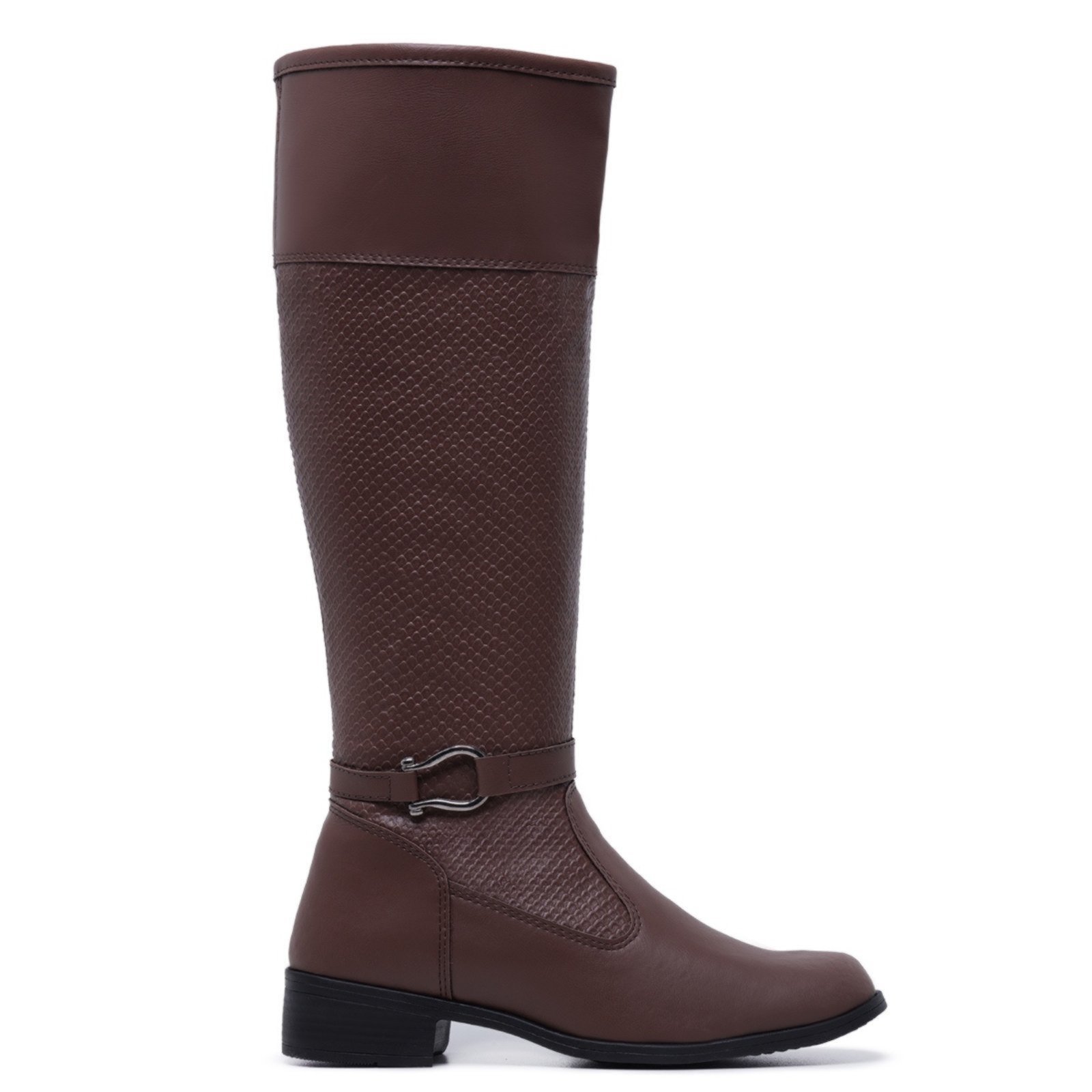 Bota Cano Longo Montaria Feminina Estilo Country Schiareli 11070 Cappuccino