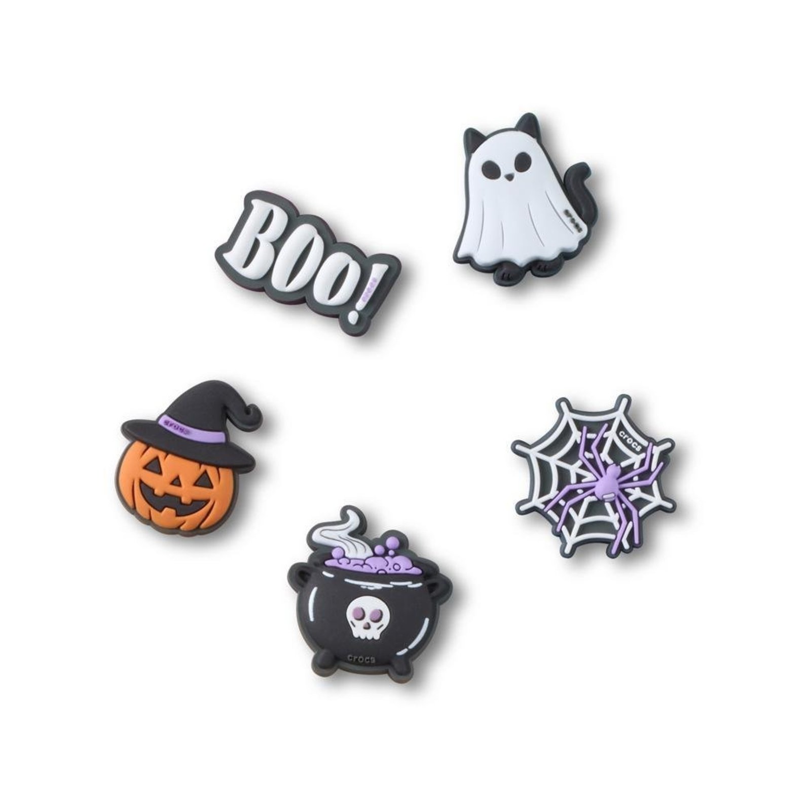 Infantil - Jibbitz™ Halloween Pack Com 5 Peças Único Branco