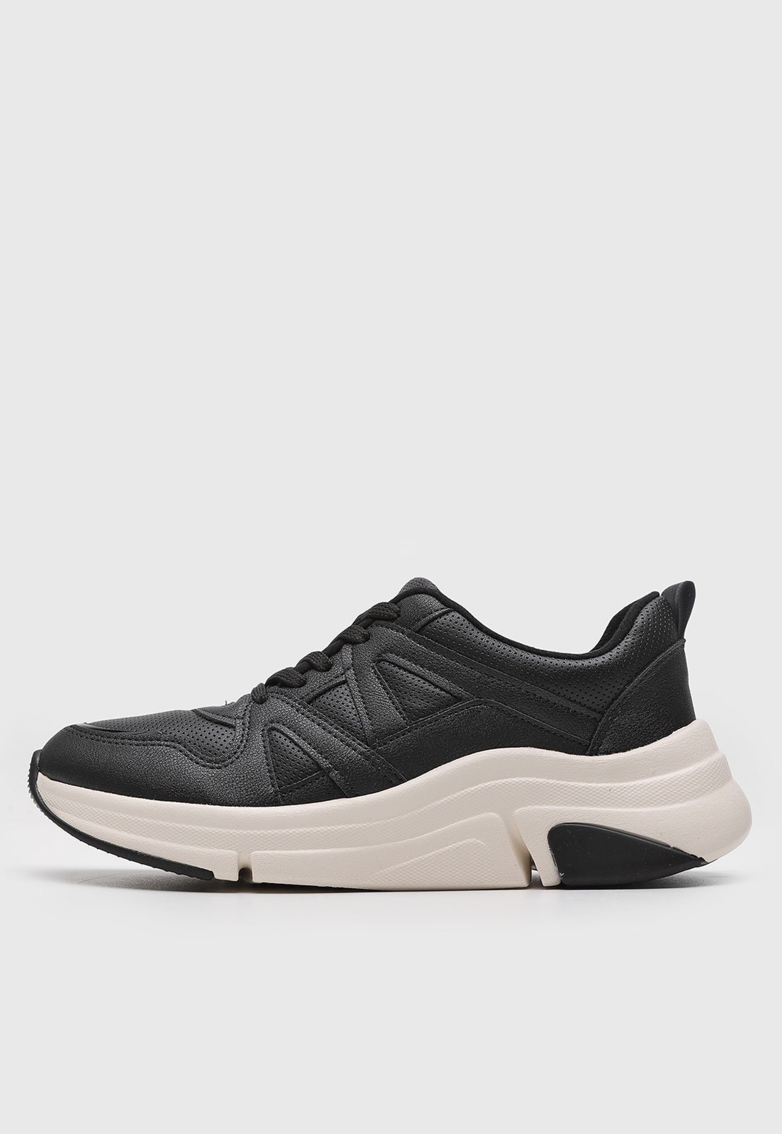Tênis Feminino Modare Cadarço Preto