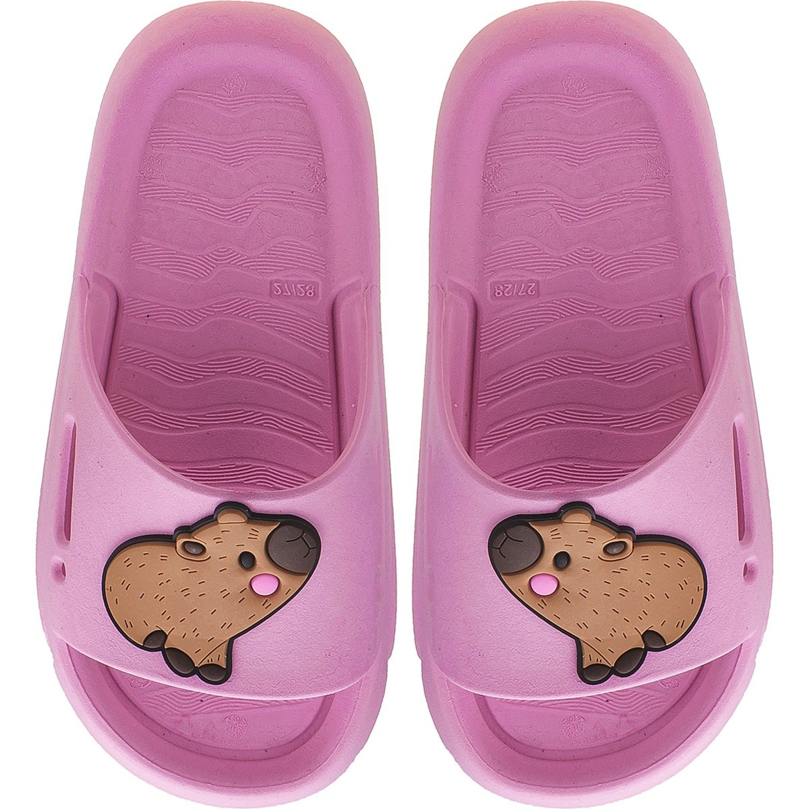 Infantil - Chinelo Slide Rosa Capivara tep