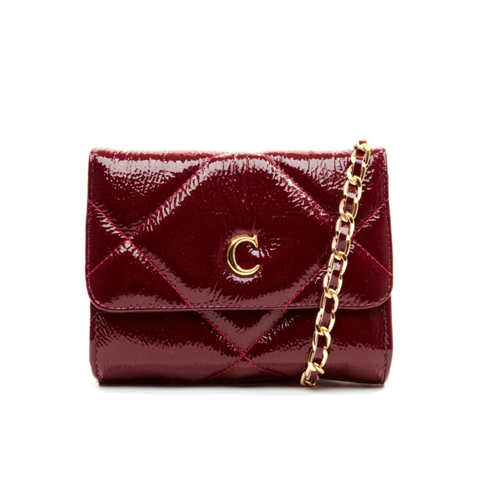 Bolsa Joy Couro Bordô Cecconello C2925-3