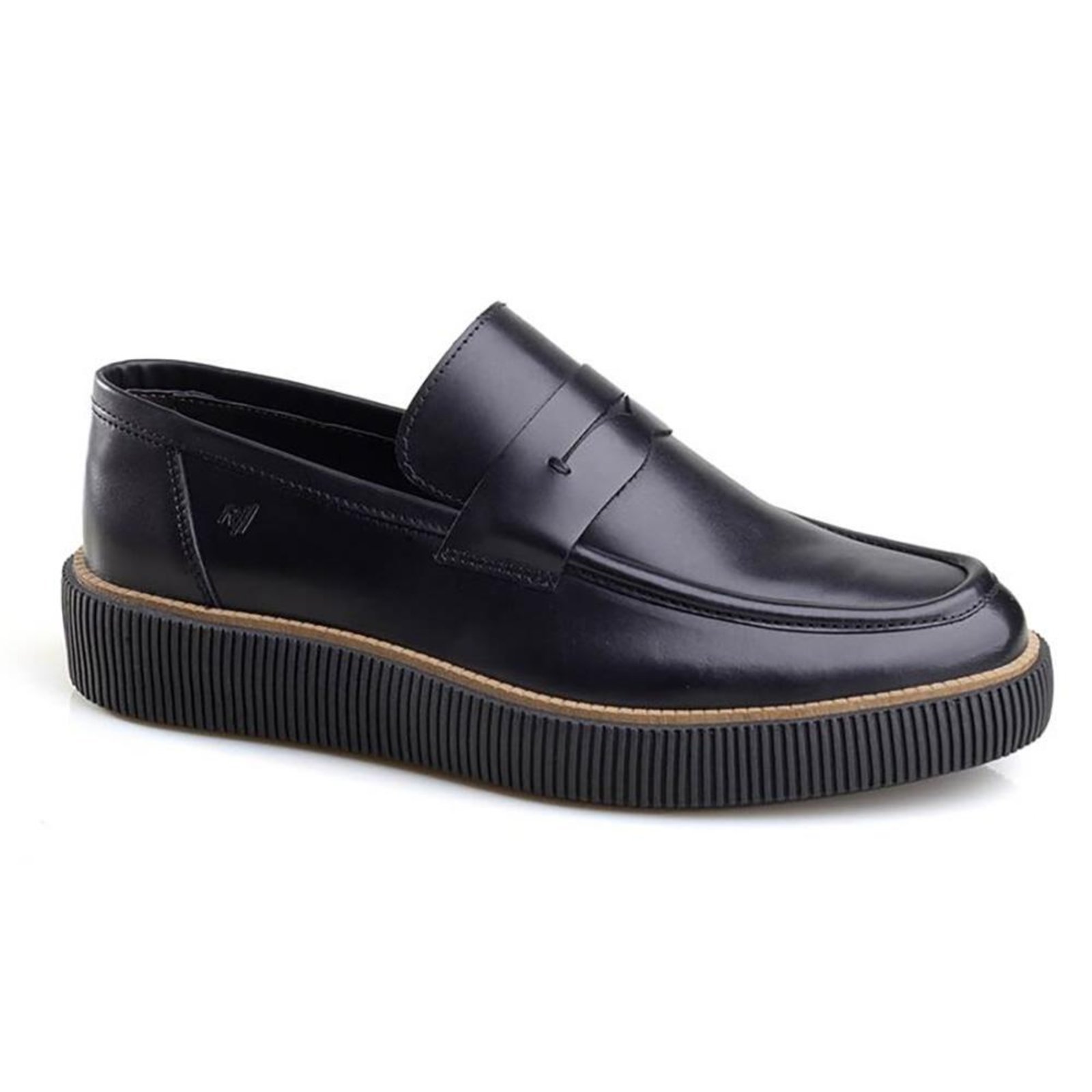Sapato Social Couro Rafarillo Frankfurt Detalhe Masculino Preto