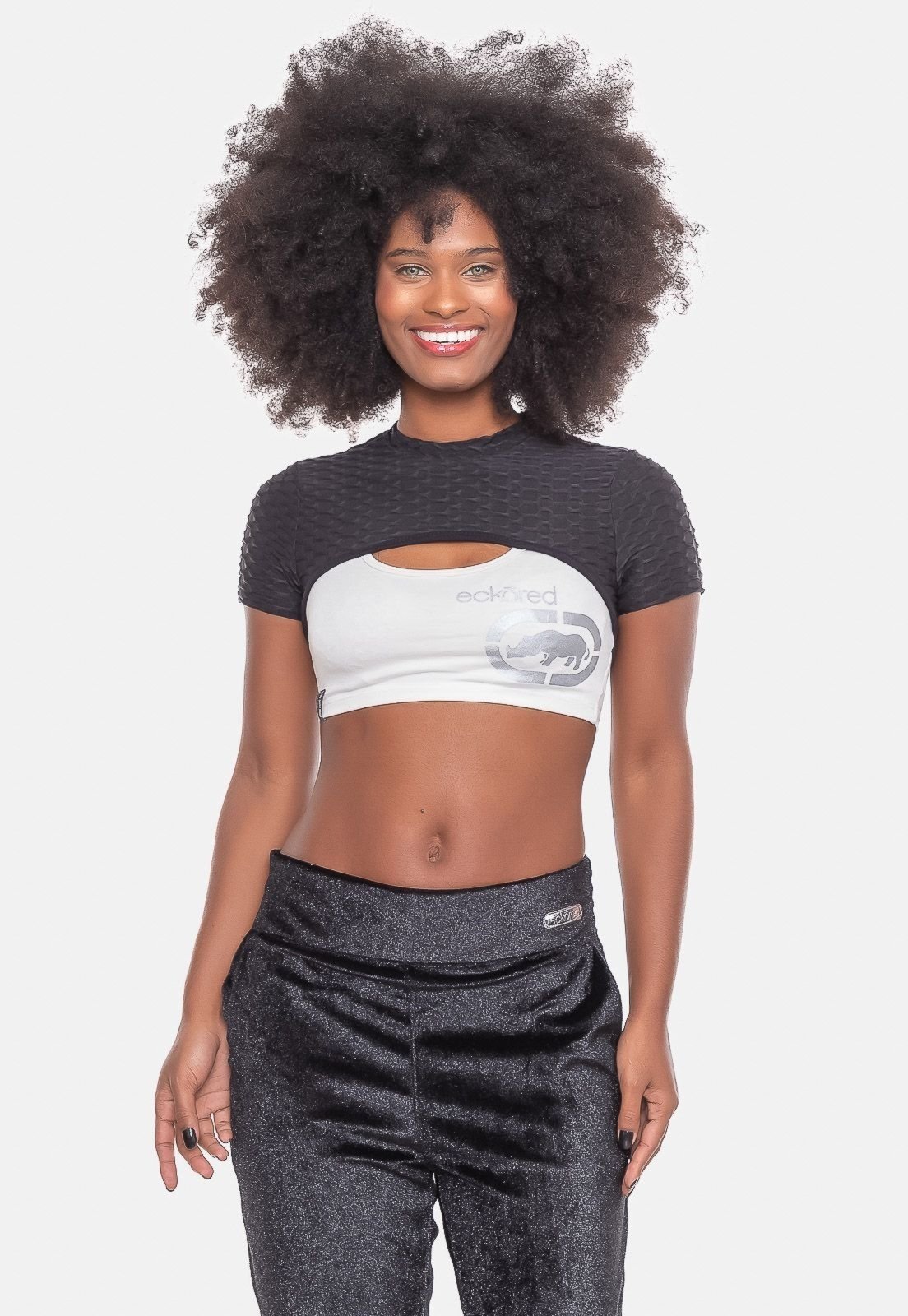 Regata Ecko Top Feminina Cloud Off White