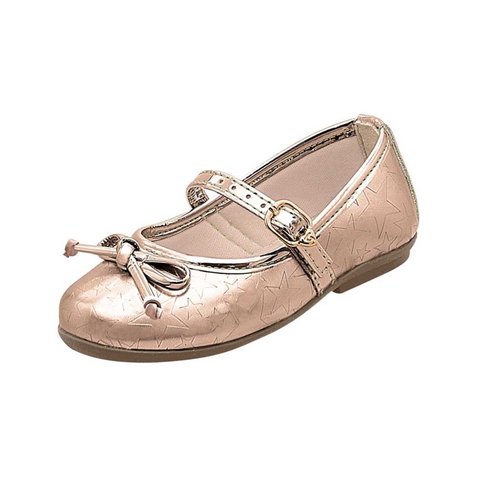 Vista 3 Infantil - Sapatilha Boneca Guty Nude Metal Pé com Pé 2 dourado nude Pé com pé dourado nude