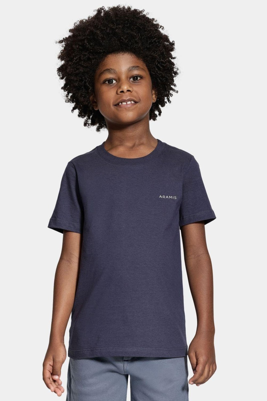 Infantil – Camiseta Aramis Manga Curta Estampa Navy