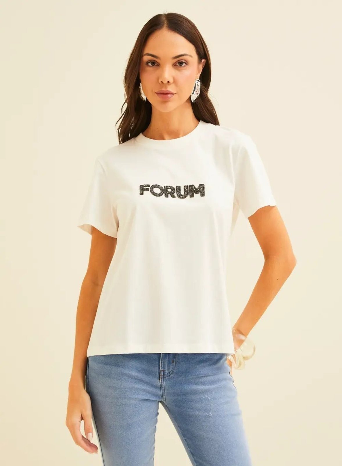 Camiseta com Aplicação Forum Off Shell