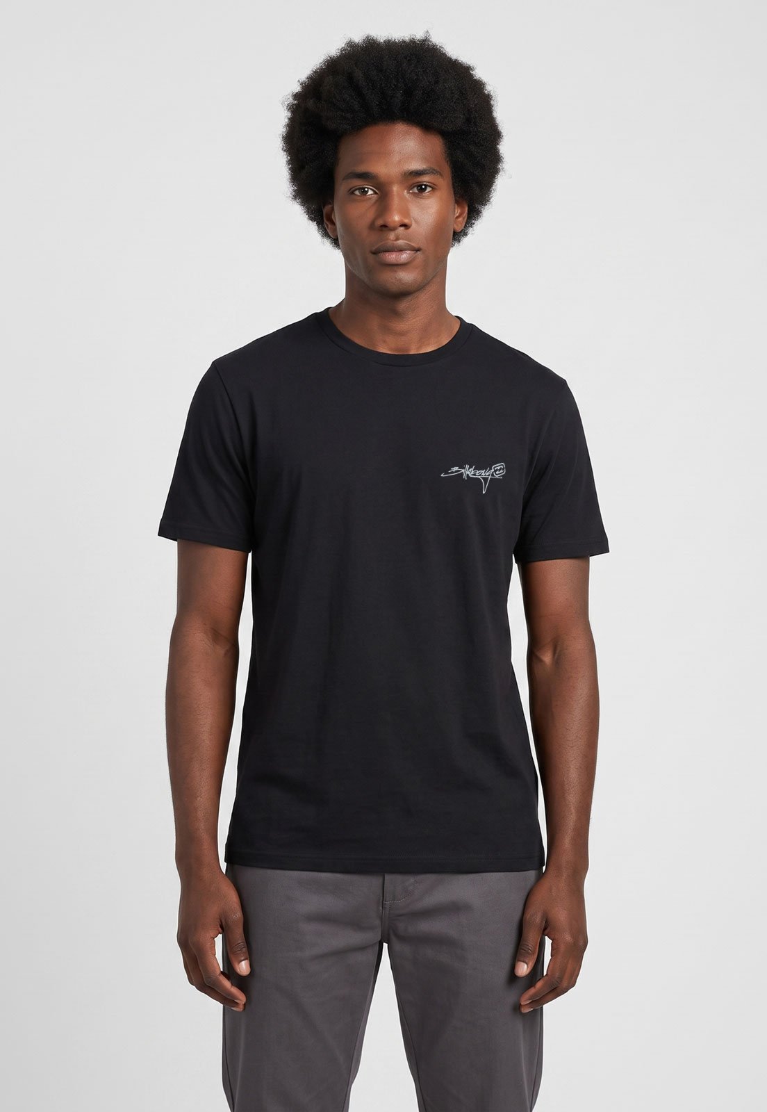 Camiseta Masculina Billabong Bracket Script Preta