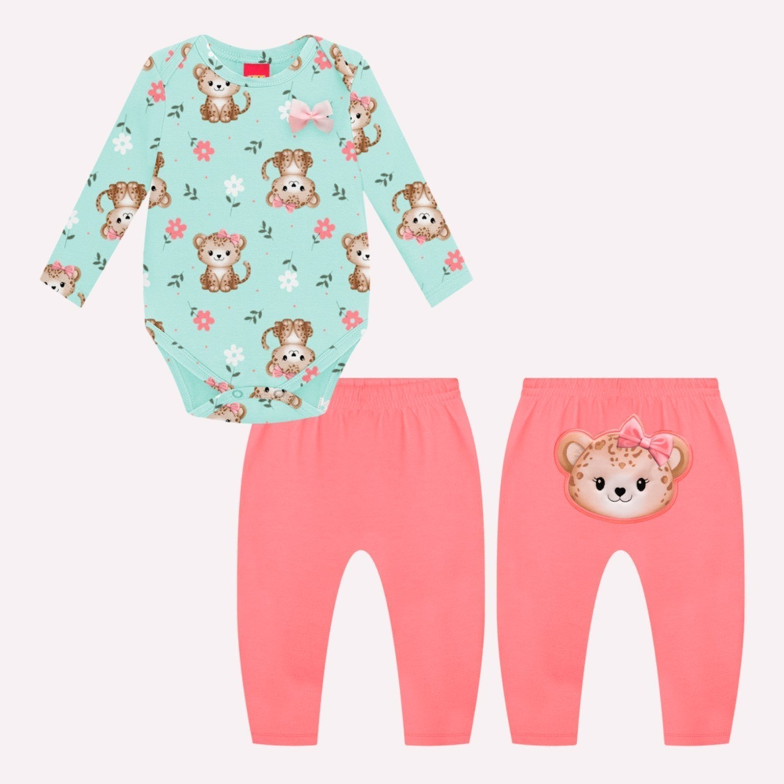 Infantil - Conjunto Menina Bordado Kyly