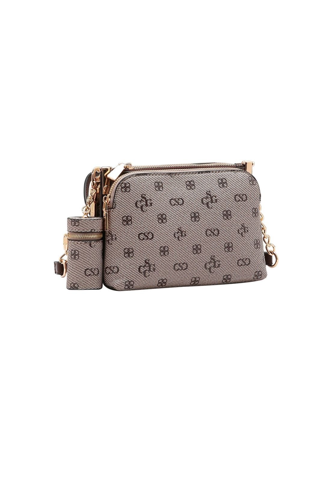 Bolsa Feminina Chenson Monograma Atemporal 3485417 Café
